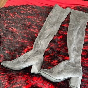 Steve Madden Gray Over-the-Knee Boots